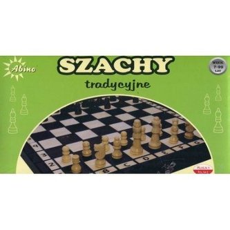 Szachy drewniane w pudełku ABINO