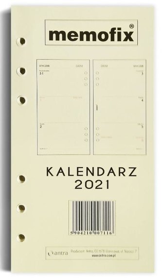 Kalendarz 2021 Wkład MEM/ST TDW ANTRA