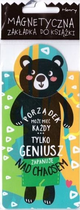 Zakładka magnetyczna - Misiek porządek