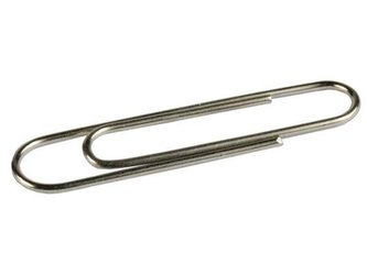 Spinacze ocynkowane 43mm 100szt MILAN