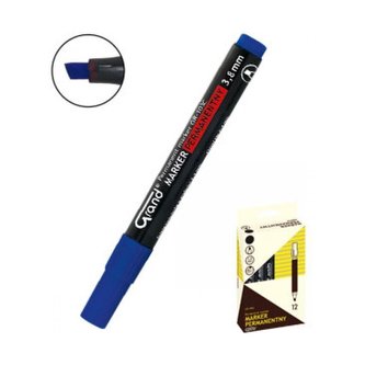 Marker permanentny GR-103C niebieski (12szt) GRAND