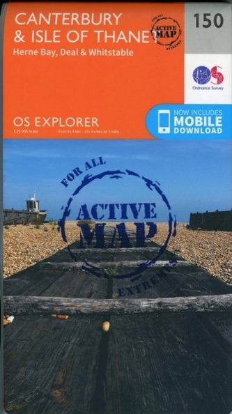 Canterbury and the Isle of Thanet 1 : 25 000