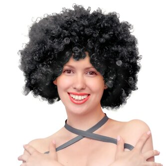 Paruka Afro černá