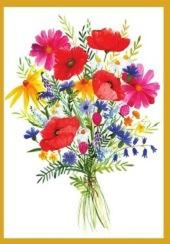 Karnet B6 Bukiet Lato