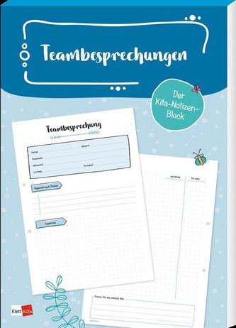 Der Kita-Notizen-Block: Teambesprechungen