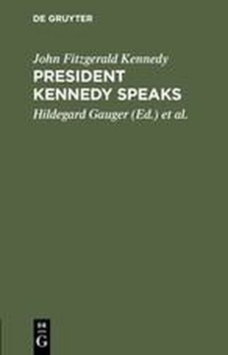 President Kennedy speaks