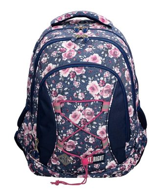 Plecak 3-komorowy Róże