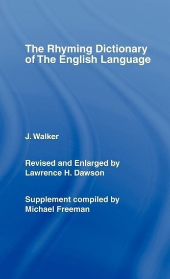Walker's Rhyming Dictionary of the English Language Walker's Rhyming Dictionary of the English Language