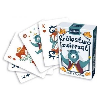 Karty - Królestwo zwierząt TREFL