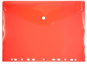 Teczka PP A4 z europerforacją czerwona PENMATE