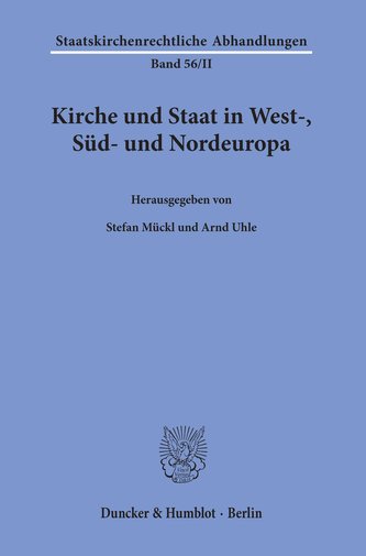 Kirche und Staat in West-, Süd- und Nordeuropa