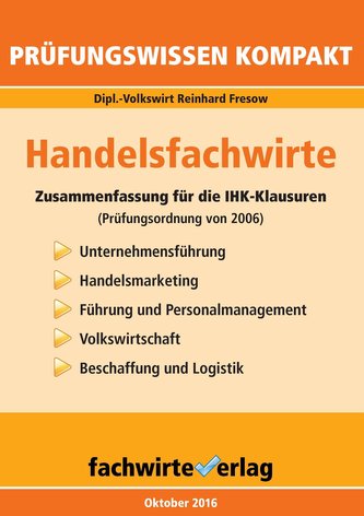 Handelsfachwirte: Pflichtfächer