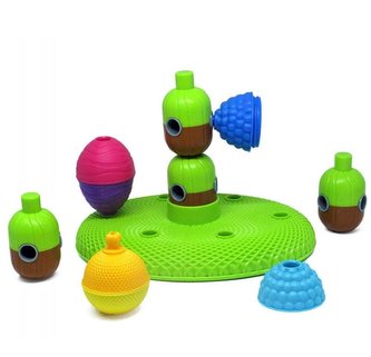 Wyspa kreatywności + Kulko-klocki Lalaboom TREFL