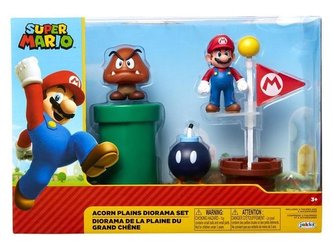 Sada figurek Super Mario 6 cm Acorn plains