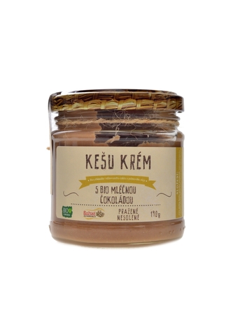 Božské oříšky - Kešu krém s bio mléčnou čokoládou 190g