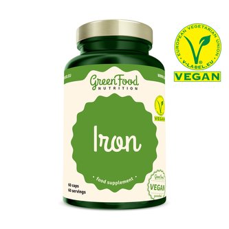 GreenFood nutrition - Železo 60 vegan kapslí