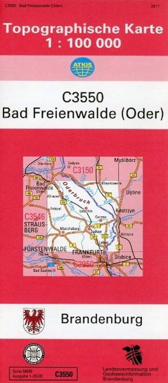 Bad Freienwalde 1 : 100 000