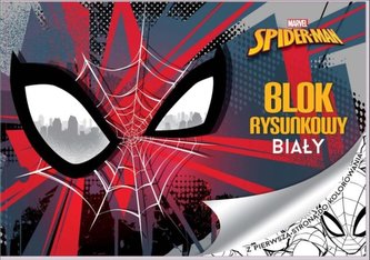 Blok rysunkowy biały A4/20K Spider Man