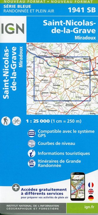 St-Nicolas-de-la-Grave.Miradoux 1:25 000 St-Nicolas-de-la-Grave.Miradoux 1:25 000