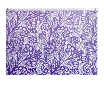 Teczka A5 fioletowe kwiaty