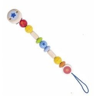 Łańcuszek do smoczka tęczowy