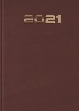 Terminarz 2021 B7 Mały Standard bordowy