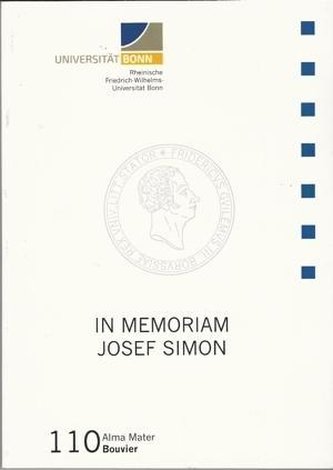 In Memoriam Josef Simon