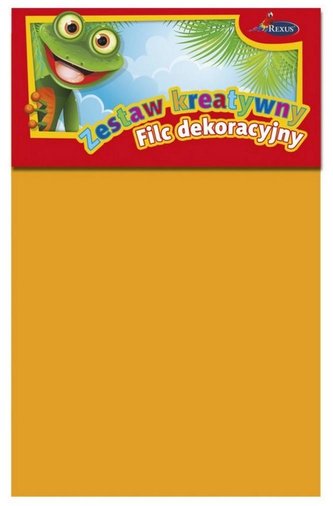 Zestaw kreatywny - filc A4/10ark mix kolorów