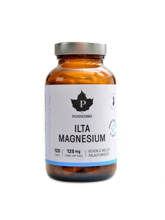 Puhdistamo - Night Magnesium 120 kapslí (Hořčík)