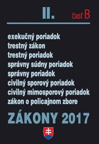 Zákony 2017 II. časť B