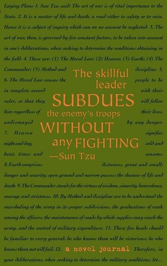 A Novel Journal: The Art of War (Compact)