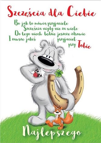 Karnet Happy B6 + koperta wzór nr 09