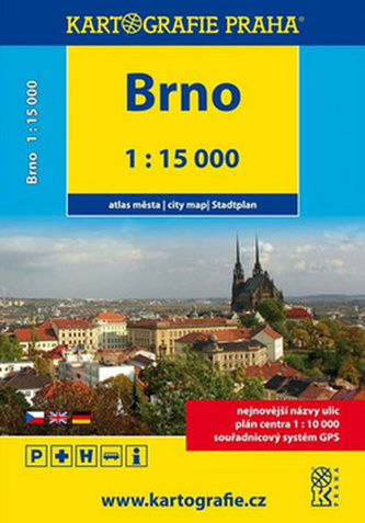 Brno - atlas města/1:15 tis.