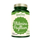 GreenFood nutrition - Vláknina psyllium 96 vegan kapslí