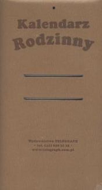 Ścianka do kalendarza RODZINNEGO TELEGRAPH