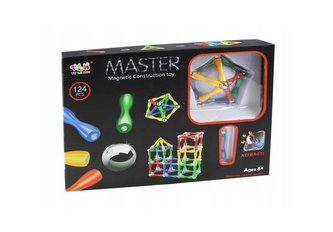 Klocki magnetyczne Master 124 elementy