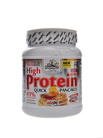 Amix Mr. Poppers - High protein pancakes 600 g - sweetened natural