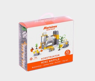 Klocki Mini Waffle Budowniczy Duży blister Klocki Mini Waffle Budowniczy Duży blister