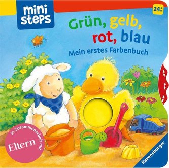 Grün, gelb, rot, blau Grün, gelb, rot, blau