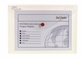 Teczka kopertowa A5 przeźroczysta (5szt)