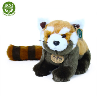 Plyšová panda červená 25 cm ECO-FRIENDLY