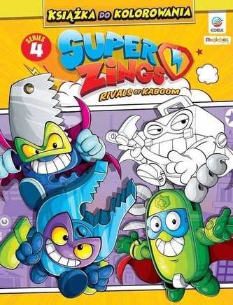 Super Zings - Książka do kolorowania