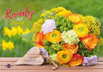 Kalendarz 2021 KA-8 Kwiaty AVANTI