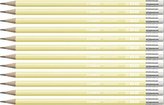 Grafitová tužka s gumou "Swano Pastel", žlutá, HB, šestihranná, STABILO