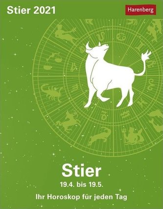 Sternzeichenkalender Stier 2021