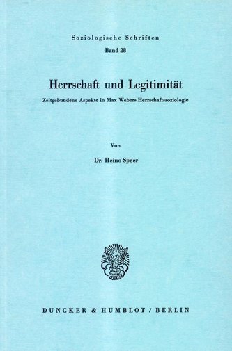 Herrschaft und Legitimität