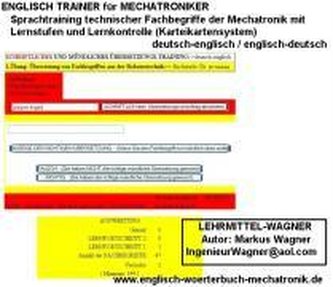 CD-ROM Englisch Trainer für Mechatroniker