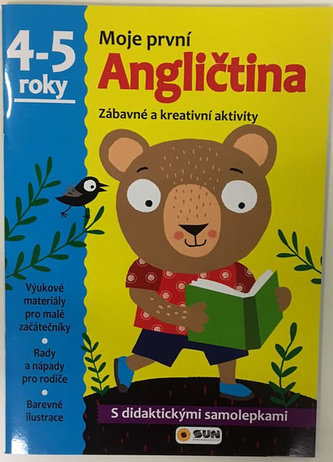 Moje první angličtina 4-5 roky - s didaktickými samolepkami