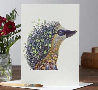 Karnet A059 B6 + koperta Jeż z jeżynami