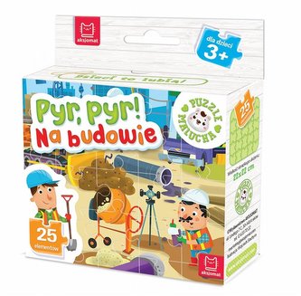 Puzzle malucha. Pyr, pyr! Na budowie Puzzle malucha. Pyr, pyr! Na budowie